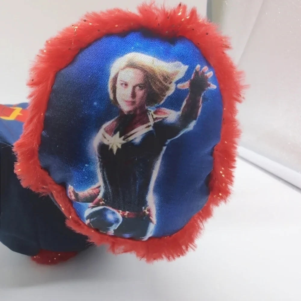 Marvel Captain Marvel Plush Build A Bear - Red Sparkle